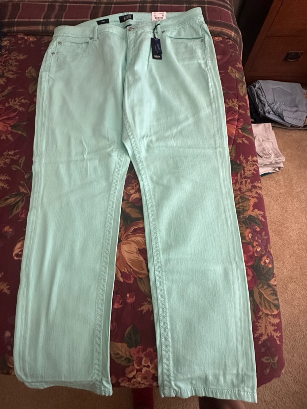 a.n.a Women's Mint Green Skinny Jeans